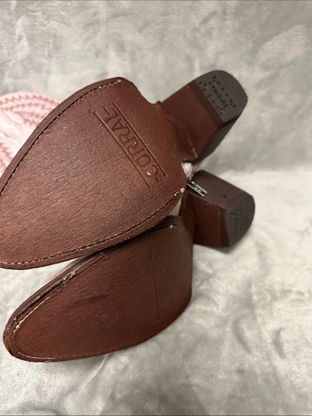 CORRAL Embroidered Western Boots Size 7 - Picture 5 of 9